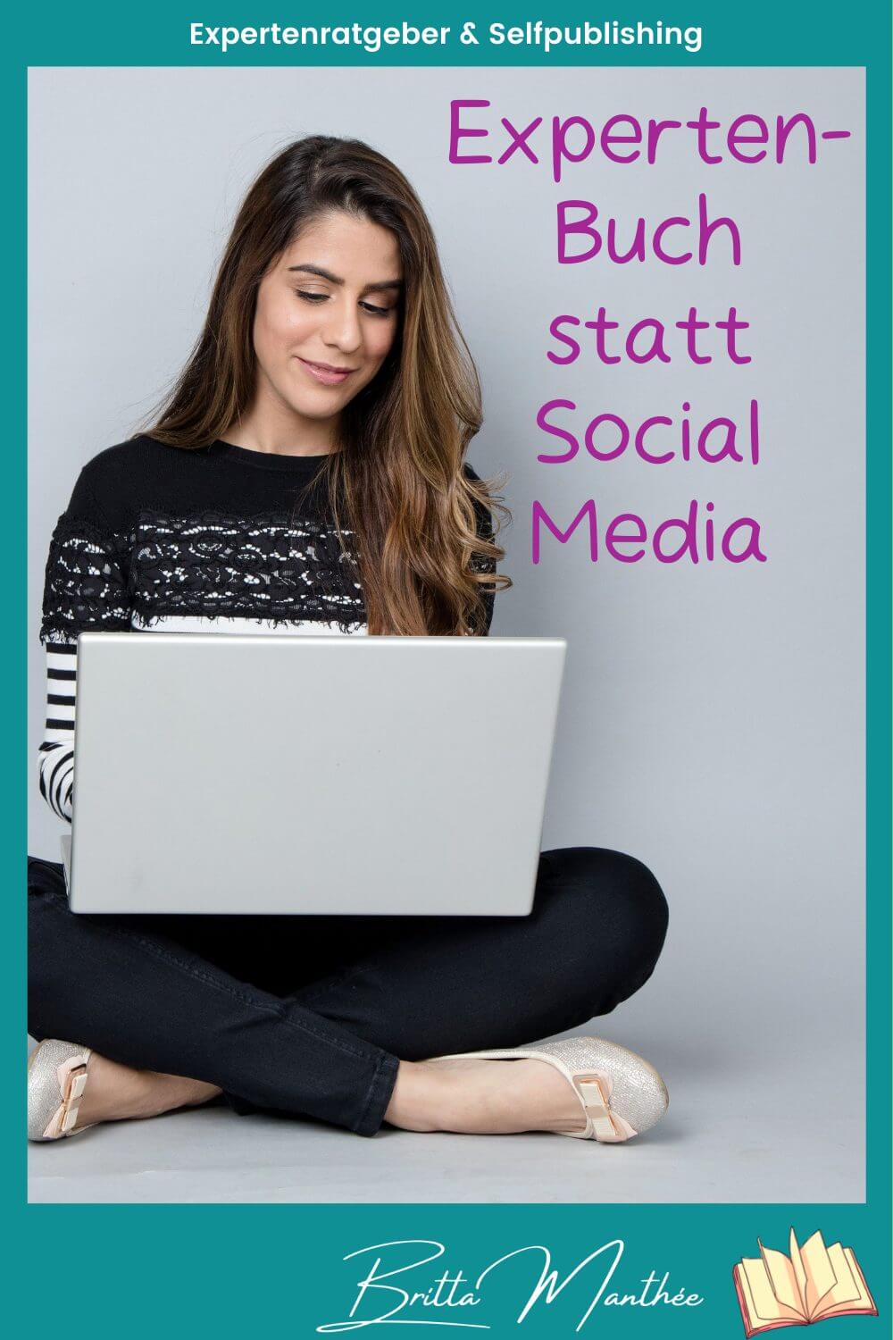 Blog Pin Britta Manthee Buch statt Social Media